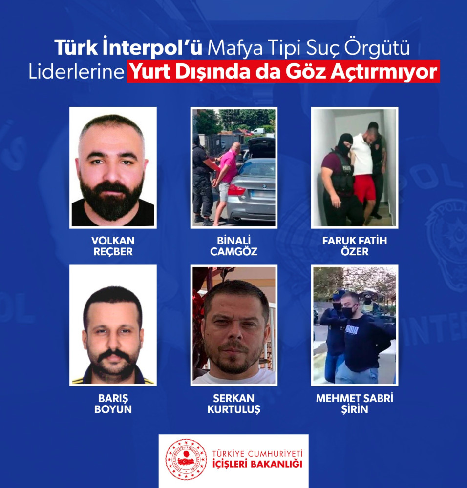 Türk Interpol’ü mafya tipi suç örgütü liderlerinin adım adım peşinde